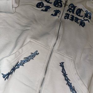 Brand new white crosses hoodie size m